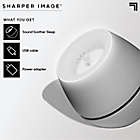 Alternate image 3 for Sharper Image&reg; Sound Soother White Noise Machine with LED Glow