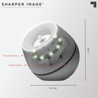 Sharper Image&reg; Sound Soother White Noise Machine with LED Glow. View a larger version of this product image.