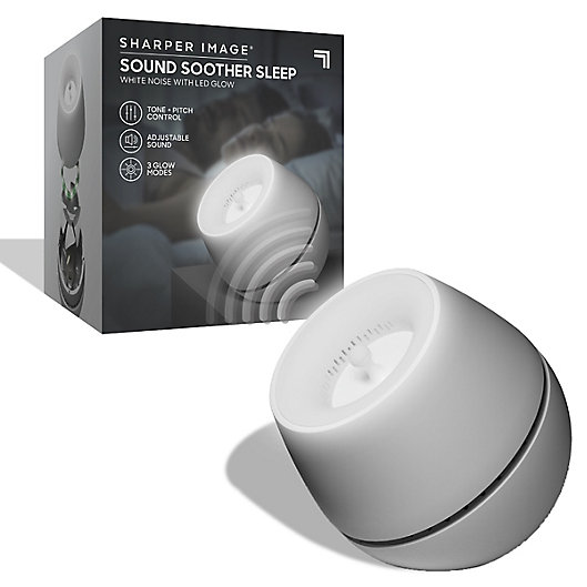 Alternate image 1 for Sharper Image® Sound Soother White Noise Machine with LED Glow