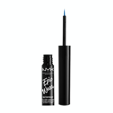 NYX Professional Makeup Epic Wear Waterproof Liquid Eyeliner in Sapphire. View a larger version of this product image.