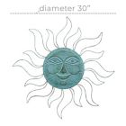 Alternate image 2 for Ridge Road Decor Metal Eclectic Wall Decor in Turquoise