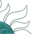 Alternate image 3 for Ridge Road Decor Metal Eclectic Wall Decor in Turquoise