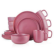 Stone Lain&reg; Tom 16-Piece Dinnerware Set in Pink