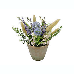 Bee& Willow™ 9-Inch Faux Floral Arrangement with Terracotta Pot
