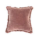 Alternate image 0 for Bee &amp; Willow&trade; Washed Velvet 20-Inch Square Throw Pillow in Rose