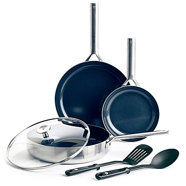 Blue Diamond&trade; Triple Steel Nonstick 6-Piece Cookware Set. View a larger version of this product image.