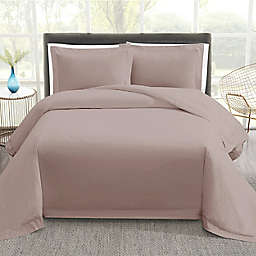 Vince Camuto® Percale 3-Piece Full/Queen Duvet Cover Set in Blush