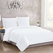 Christian Siriano New York Twin/Twin XL Duvet Cover Set in Sateen White