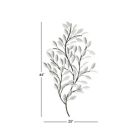 Alternate image 2 for Ridge Road Decor Metal Glam Floral Wall Decor in Silver