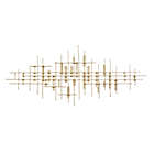 Alternate image 5 for CosmoLiving by Cosmopolitan 58-Inch x 25-Inch Metal Wall D&eacute;cor in Gold