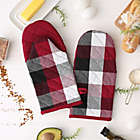 Alternate image 3 for DII Tri-Color Check Oven Mitts (Set of 2)