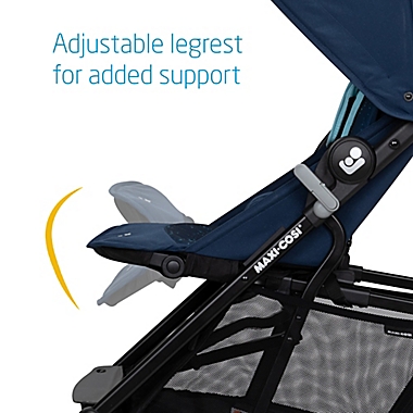 Mara XT Ultra Compact Stroller, Sonar Blue. View a larger version of this product image.