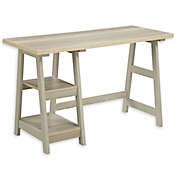 Designs2Go&reg; Trestle Desk with Shelves