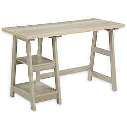 Designs2Go® Trestle Desk with Shelves