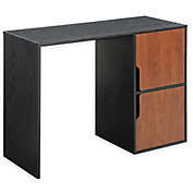 Designs2Go&reg; Student Desk with Storage Cabinets in Black/Cherry