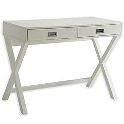 Designs2Go® Landon 2-Drawer Desk in White