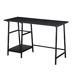 Designs2Go® Metal Trestle Desk with Removable Shelves