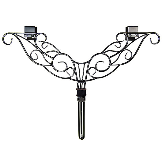 Alternate image 1 for Village Lighting Company® Adjustable Antler Wreath Hanger in Black