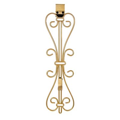 Village Lighting Company&reg; Adjustable Elegant Wreath Hanger in Gold