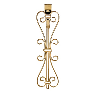 Village Lighting Company&reg; Adjustable Elegant Wreath Hanger in Gold. View a larger version of this product image.