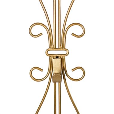 Village Lighting Company&reg; Adjustable Elegant Wreath Hanger in Gold. View a larger version of this product image.