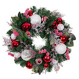 Village Lighting Company® 24-Inch Nordic Christmas Wreath