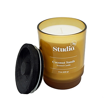 Studio 3B&trade; Coconut Sands 8 oz. Glass Jar Candle. View a larger version of this product image.