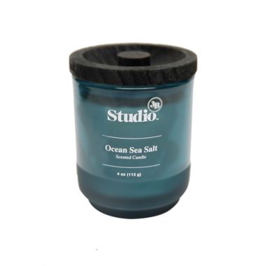 Studio 3B&trade; Ocean Sea Salt 4 oz. Glass Jar Candle. View a larger version of this product image.