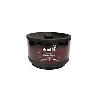 Studio 3B&trade; Amber Dunes 3-Wick 14.5 oz. Glass Jar Candle. View a larger version of this product image.