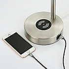 Alternate image 6 for Cedar Hill Touch Table Lamp with Wireless Charger in Silver