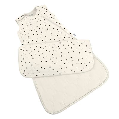 Gunamuna Size 24-36M Wish 2.6 TOG Sleep Bag Wearable Blanket in Oatmeal/Black
