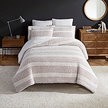 UGG&reg; Marion 2-Piece Twin Duvet Cover Set in Fawn. View a larger version of this product image.
