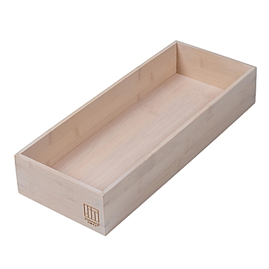 Squared Away&trade; 6-Inch x 15-Inch Drawer Organizer in Bamboo. View a larger version of this product image.