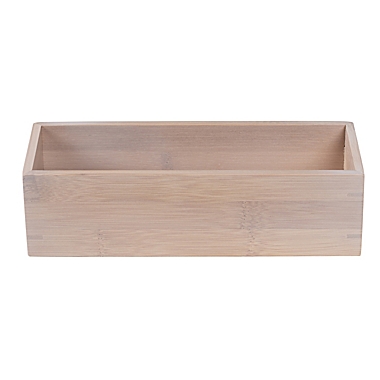 Squared Away&trade; 3-Inch x 9-Inch Drawer Organizer in Bamboo. View a larger version of this product image.