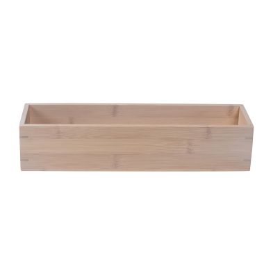 Squared Away&trade; 3-Inch x 12-Inch Drawer Organizer in Bamboo. View a larger version of this product image.