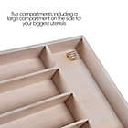Alternate image 3 for Squared Away&trade; Small Bamboo Flatware Organizer