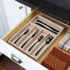 Alternate image 1 for Squared Away&trade; Small Bamboo Flatware Organizer