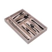 Squared Away&trade; Large Bamboo Flatware Organizer