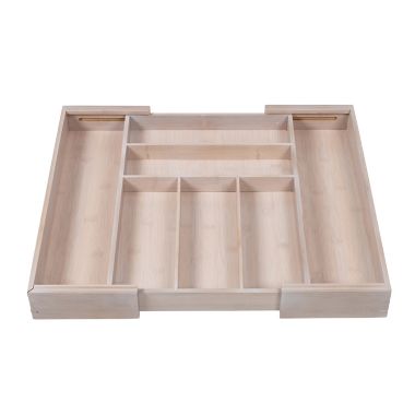 Squared Away&trade; 7-Compartment Expandable Flatware Organizer. View a larger version of this product image.