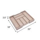 Alternate image 4 for Squared Away&trade; 7-Compartment Expandable Flatware Organizer