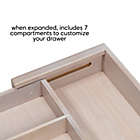 Alternate image 6 for Squared Away&trade; 7-Compartment Expandable Flatware Organizer