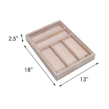 Squared Away&trade; 7-Compartment Expandable Flatware Organizer. View a larger version of this product image.