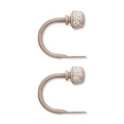 Bee &amp; Willow&trade; Modern Leaf Hold Backs in Weathered Oak (Set of 2)