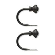 Bee &amp; Willow&trade; Doorknob Holdbacks in Weathered Black (Set of 2)