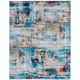 Kalaty Omnia Rug in Turquoise/Spice