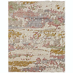 Kalaty Polaris Hand-Knotted Wool Rug in Rose