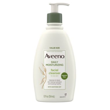 Aveeno&reg; 12 fl. oz. Daily Moisturizing Facial Cleanser for Dry Skin. View a larger version of this product image.
