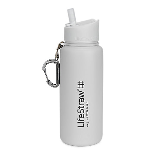 Alternate image 1 for Lifestraw® Go 24 oz. Stainless Steel Water Filter Bottle