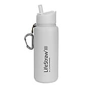 Lifestraw&reg; Go 24 oz. Stainless Steel Water Filter Bottle in White