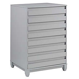Forest Gate™ Modern 4-Drawer Tall Dresser in Grey